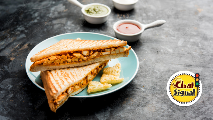 Experience the Delight of CHAISIGNAL's Paneer Tikka Sandwich in Raipur, Chhattisgarh